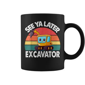See Ya Later Excavator- Toddler Baby Little Excavator Coffee Mug - Seseable
