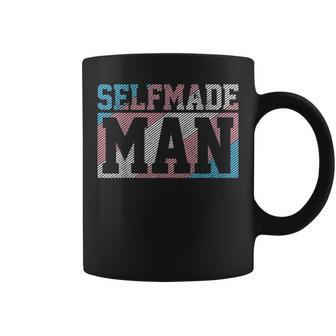 Selfmade Man Trans Pride Flag Transgender Funny Lgbtq Coffee Mug | Mazezy