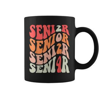 Senior 2024 Class Of 2024 Seniors Graduation 24 Groovy Coffee Mug | Mazezy