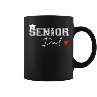 Senior 2024 Dad Graduate Cute Heart Class Of 2024 Coffee Mug | Mazezy