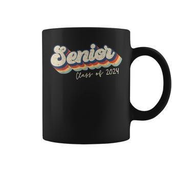 Senior 2024 Retro Class Of 2024 Seniors Graduation Vintage Coffee Mug | Mazezy DE