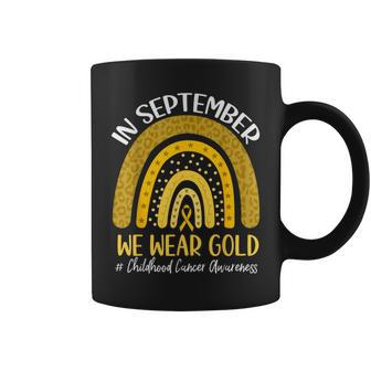 In September We Wear Childhood Cancer Awareness Coffee Mug