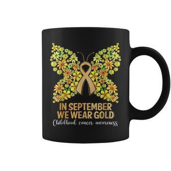 In September We Wear Gold Butterfly Childhood Coffee Mug - Thegiftio UK