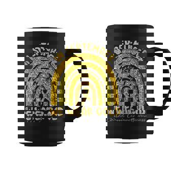 In September We Wear Gold Childhood Cancer Awareness Coffee Mug | Mazezy