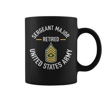 Sergeant Major Sgm Retired Army Military Retirement Gifts Coffee Mug - Monsterry