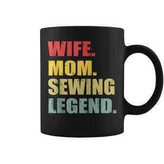Sewing Design For Wife Mom Sewing Lover Funny Coffee Mug | Mazezy