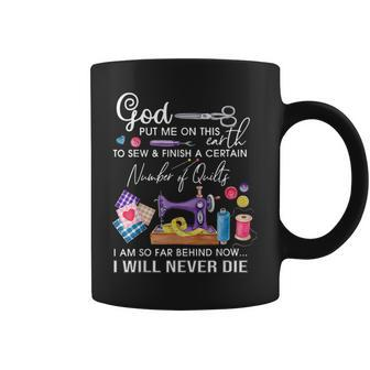 Sewing Funny Quilting Quotes Sewing Lover Coffee Mug | Mazezy