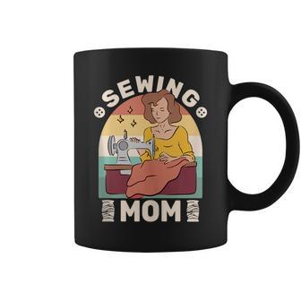 Sewing Mom For Women Quilting Retro Sew Sewing Machine Coffee Mug | Mazezy