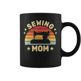 Sewing Mom For Women Quilting Vintage Sew Sewing Machine Coffee Mug | Mazezy