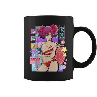 Sexy Anime Girl Waifu Japanese Cosplay Coffee Mug | Mazezy
