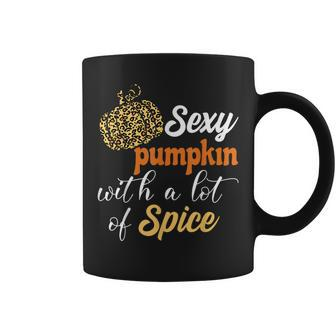 Sexy Pumpkin With Lot Of Spice Halloween Thanksgiving Fall Halloween Coffee Mug | Mazezy