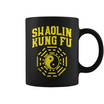 Shaolin Kung Fu Ying Yang Symbol Chinese Martial Arts Coffee Mug | Mazezy