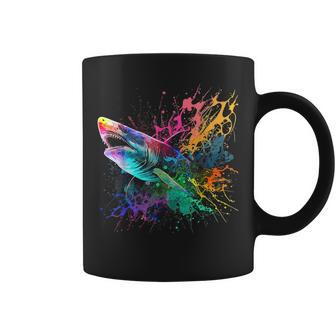 Shark Beach Lover Ocean Animal Graphic Novelty Coffee Mug - Monsterry DE