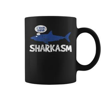 Shark Sharkasm Marine Biology Vintage Coffee Mug | Mazezy