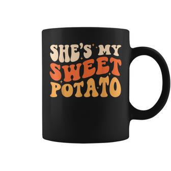 She Is My Sweet Potato I Yam Thanksgiving Matching Couples Coffee Mug - Seseable