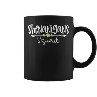 Shenanigans Squad Funny St Patricks Day Matching Group Gift For Women Coffee Mug - Thegiftio UK