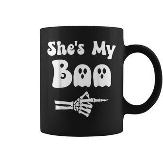 She's My Boo Matching Halloween Pajama Couples She's My Boo Coffee Mug - Seseable