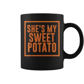 She's My Sweet Potato I Yam Couples Thanksgiving Coffee Mug - Thegiftio UK