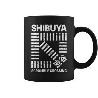 Shibuya Tokyo Scramble Crossing Shibuya Crossing Japan Kanji Coffee Mug | Mazezy