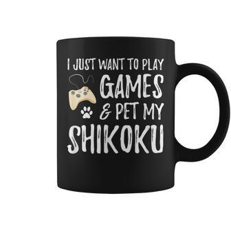 Shikoku Gamer For Dog Mom Idea Coffee Mug | Mazezy