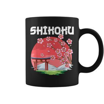 Shikoku Kyokujitsuki Sakura Japan Coffee Mug | Mazezy