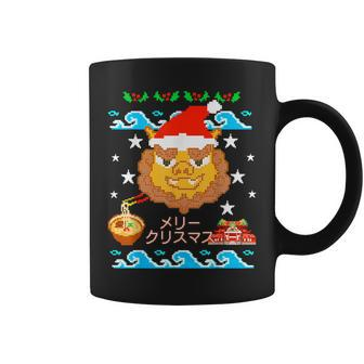 Shisa Dogs Ugly Christmas Sweater Okinawa Japan Party Coffee Mug - Monsterry DE