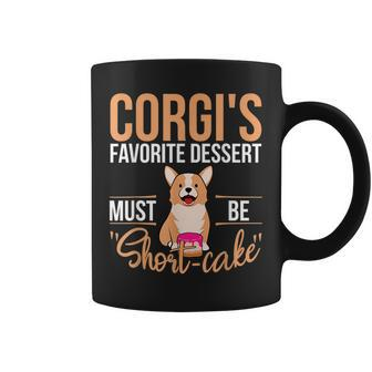 Short-Cake Dessert Corgi Dog Design For Corgi Owner Coffee Mug | Mazezy