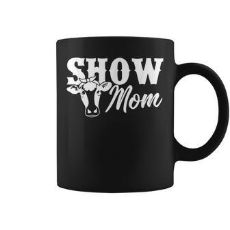 Show Mom Cow Cute Heifer Womens Coffee Mug | Mazezy