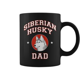 Siberian Husky Dad Dog Father Coffee Mug | Mazezy