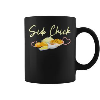 Side Chick Christmas Thanksgiving Side Dishes Dinner Foods Coffee Mug | Mazezy
