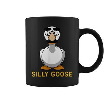 Silly Goose Groucho Glasses Goose On The Loose Silly Person Coffee Mug | Mazezy