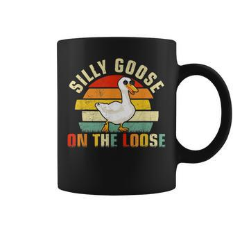 Silly Gooses On The Loose Vintage Cool Goose With Sunglass Coffee Mug | Mazezy