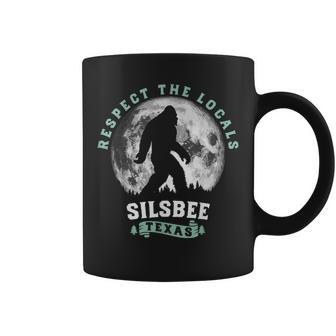 Silsbee Texas Bigfoot Night Walk Retro Moon Coffee Mug | Mazezy