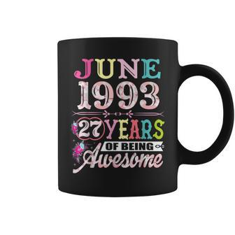 Since 1993 27 Years Old 27Th Birthday June Queen 2020 Gift Coffee Mug | Mazezy