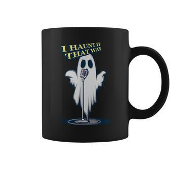Singing Ghost Singer And Halloween Fan Coffee Mug | Mazezy UK