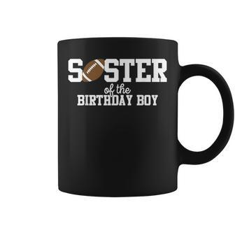 Sister Of The Birthday Boy Football Lover First Birthday Coffee Mug - Thegiftio UK