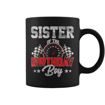 Sister Of The Birthday Boy Race Car Racing Car Driver Coffee Mug - Thegiftio UK