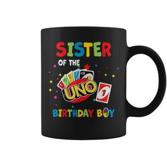 Sister Of The Uno Birthday Boy Uno Birthday Boy Coffee Mug - Monsterry CA