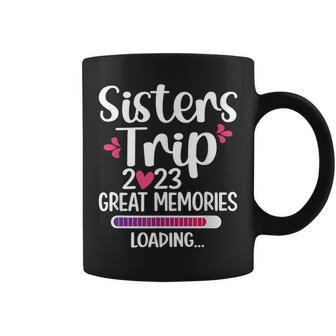 Sisters Trip 2023 Memories Vacation Travel Sisters Weekend Coffee Mug - Seseable