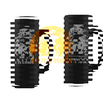 Six Feet People Scary Halloween Cat Distancing Kitten Joke Coffee Mug | Mazezy