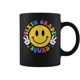Sixth Grade Squad Back To School Retro 6Th Grade Teachers Coffee Mug - Seseable