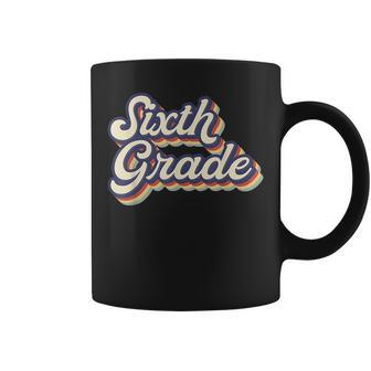 Sixth Grade Teacher Retro Vintage 6Th Grade Teacher Team Coffee Mug - Seseable