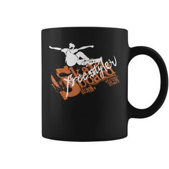 Skateboard Free Style Skateboarding Skate Coffee Mug | Mazezy