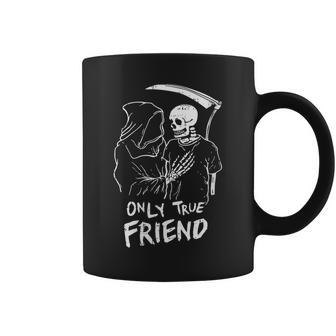 Skeleton Grim Reaper Halloween Costume Scary Skull Friend Coffee Mug | Mazezy