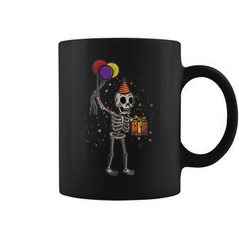 Skeleton Halloween Birthday Coffee Mug - Seseable