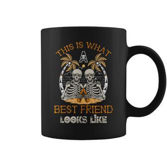 Skull Skeleton This Is What A Best Friend Looks Like Coffee Mug | Mazezy AU