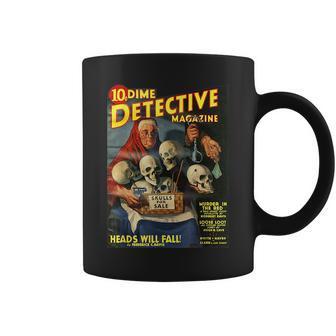 Skulls For Sale Detective Adventure Horror Comic Book Skulls Funny Gifts Coffee Mug | Mazezy