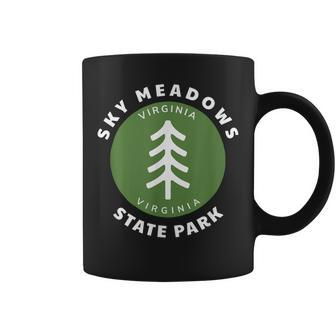 Sky Meadows State Park Virginia Va Forest Tree Badge Coffee Mug | Mazezy