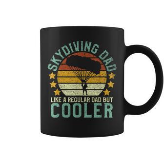 Skydiving Dad Parachuting Skydiver Father's Day Coffee Mug | Mazezy