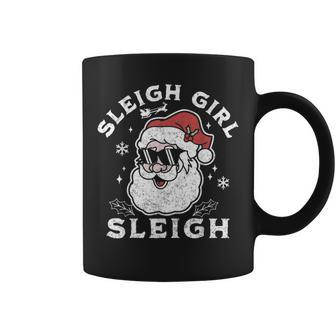 Sleigh Girl Sleigh Slay Girl Slay Santa Claus Xmas Coffee Mug - Thegiftio UK